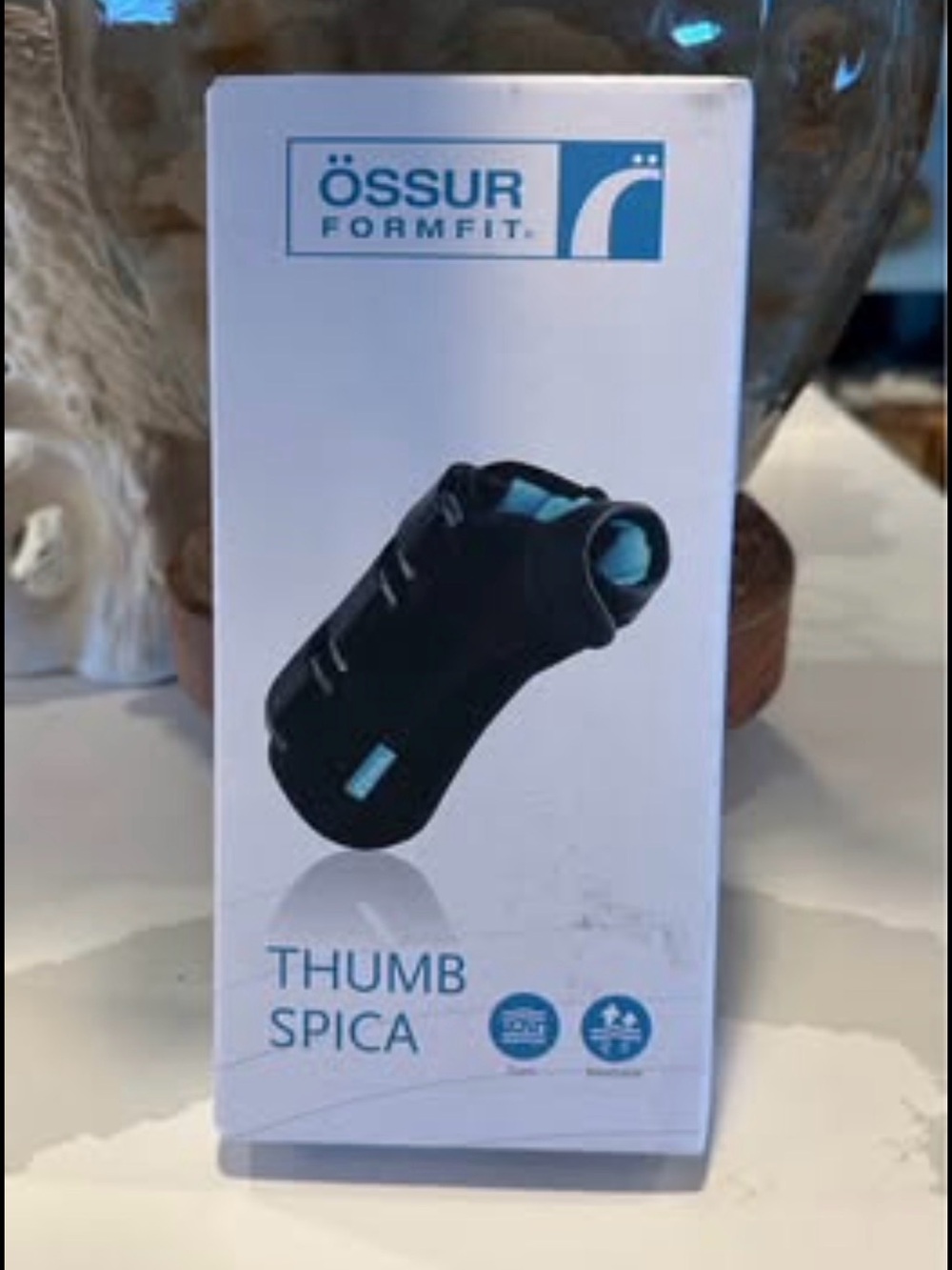 Össur Formfit Thumb Spica - Black with Teal Accent